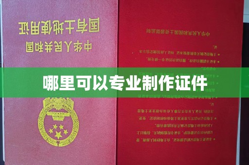 小港哪里可以专业制作证件