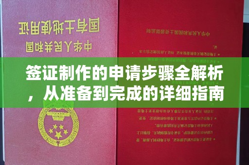 小港签证制作的申请步骤全解析，从准备到完成的详细指南