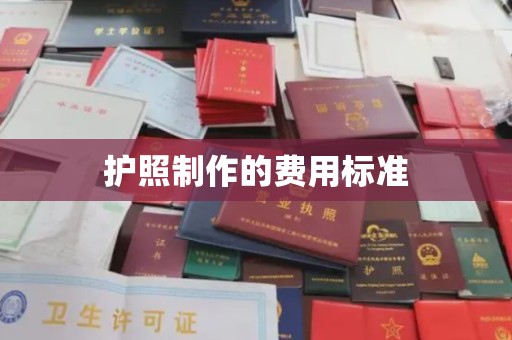 小港护照制作的费用标准
