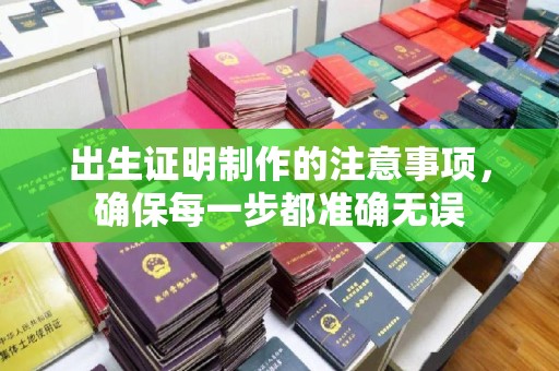 小港出生证明制作的注意事项，确保每一步都准确无误