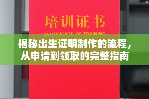 小港揭秘出生证明制作的流程，从申请到领取的完整指南